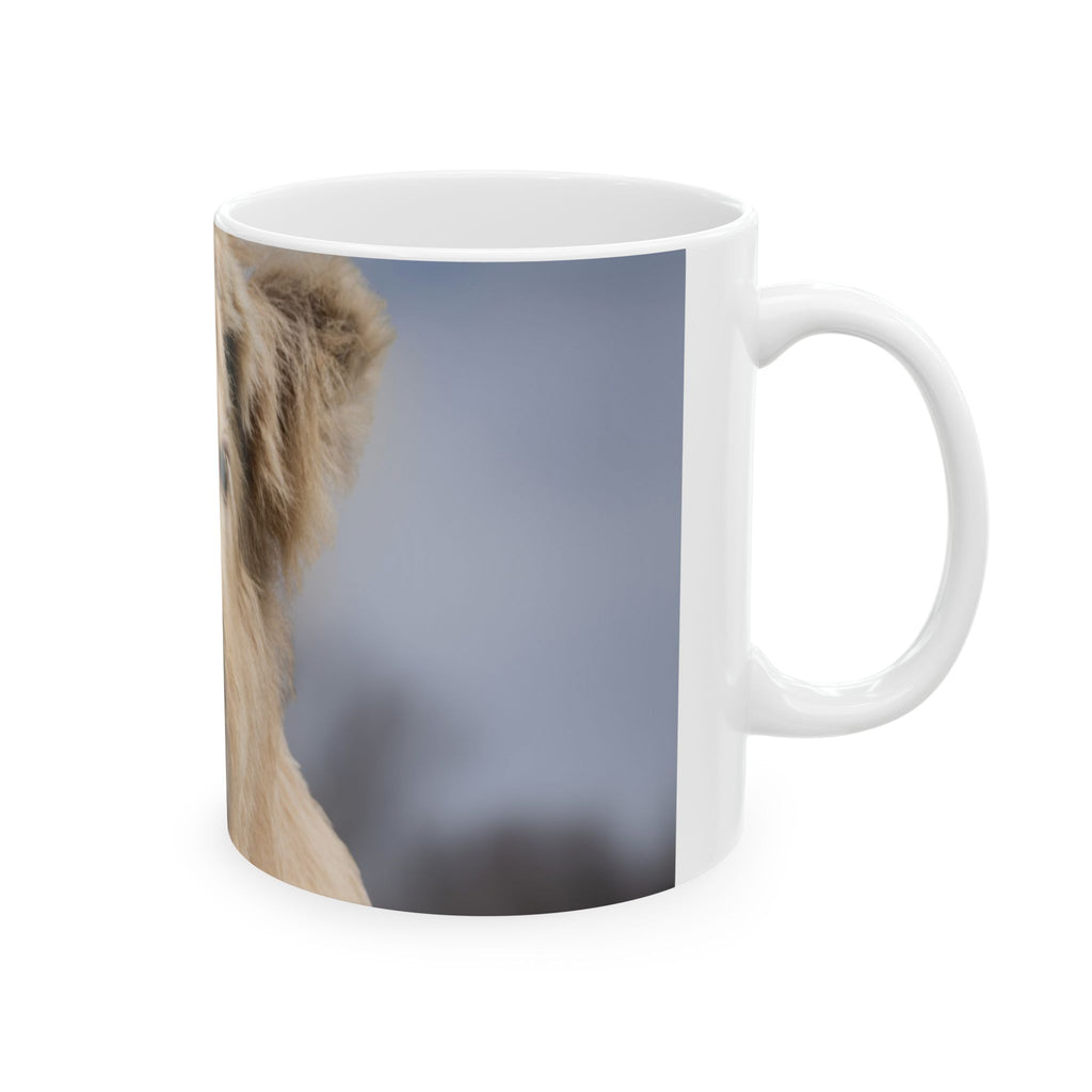 Highland Cow Ceramic Mug — Cute Cow Photo Coffee Mug (11oz, 15oz)