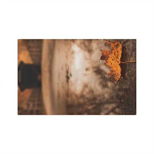 Autumn Leaf Microfiber Tea Towel — Rustic Fall Kitchen Decor